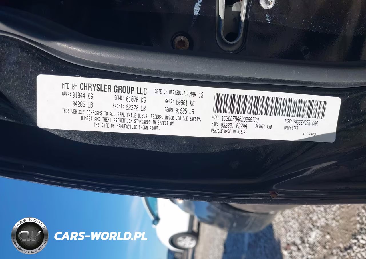2013 Dodge Dart Sxt VIN:1C3CDFBA0DD298739 - 9