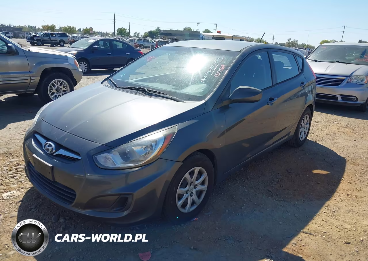 2012 Hyundai Accent Gs VIN:KMHCT5AEXCU002584 - 2