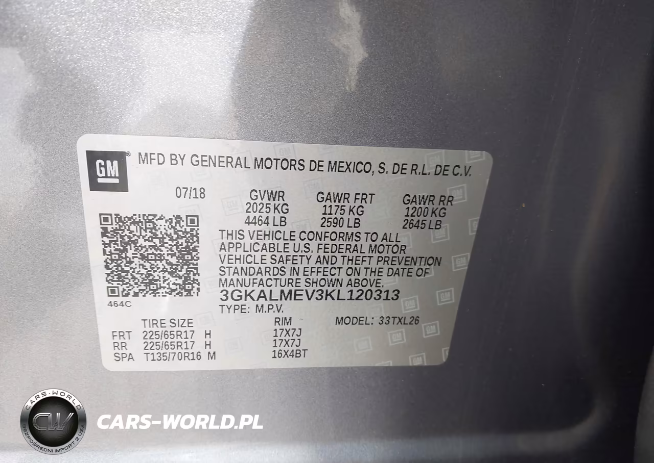 2019 GMC Terrain Sle VIN:3GKALMEV3KL120313 - 9