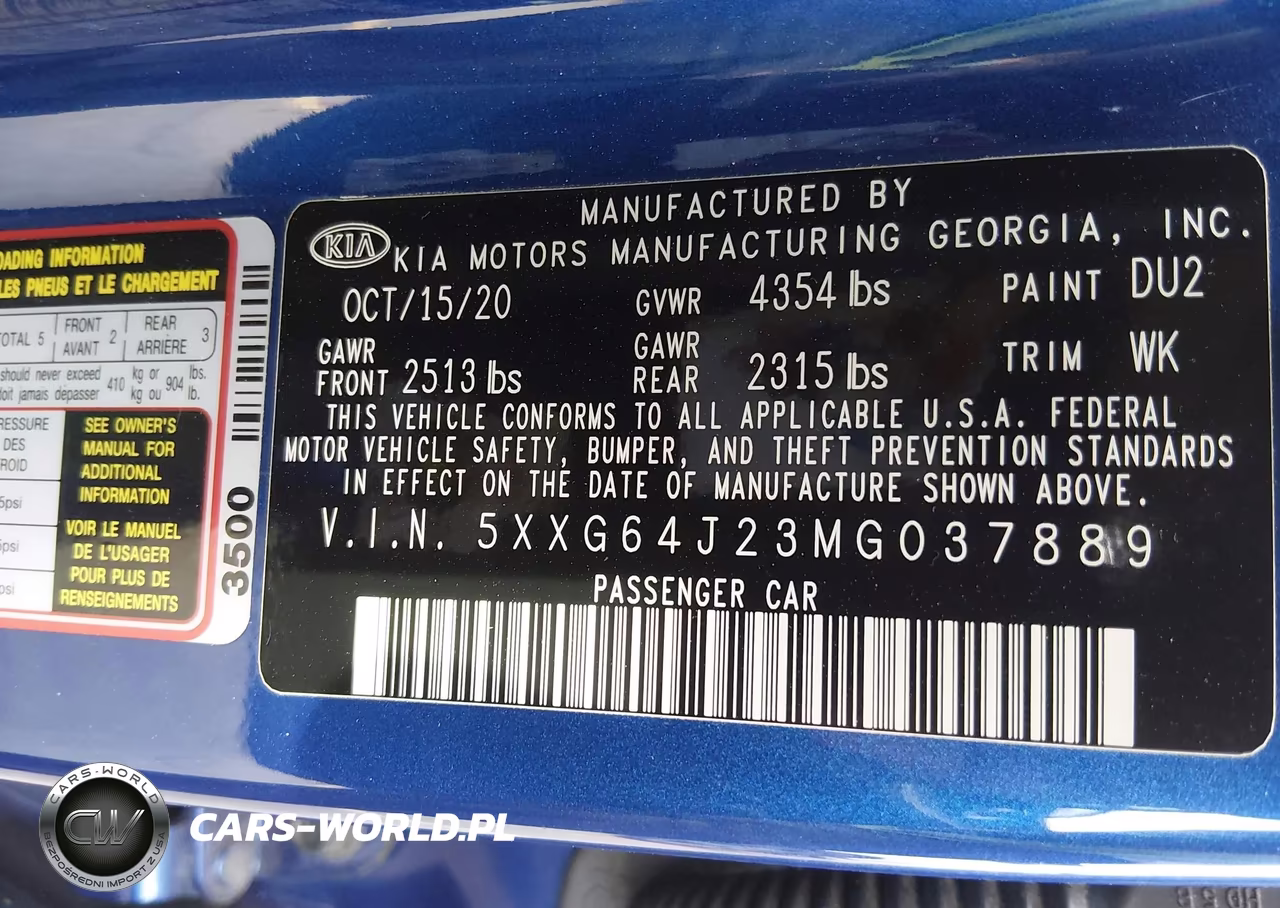2021 Kia K5 Gt-Line VIN:5XXG64J23MG037889 - 9