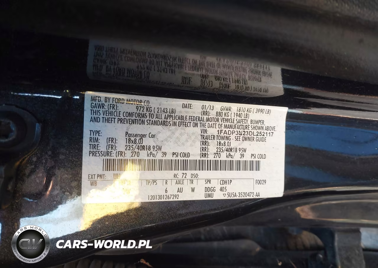 2013 Ford Focus Titanium VIN:1FADP3N23DL252117 - 9