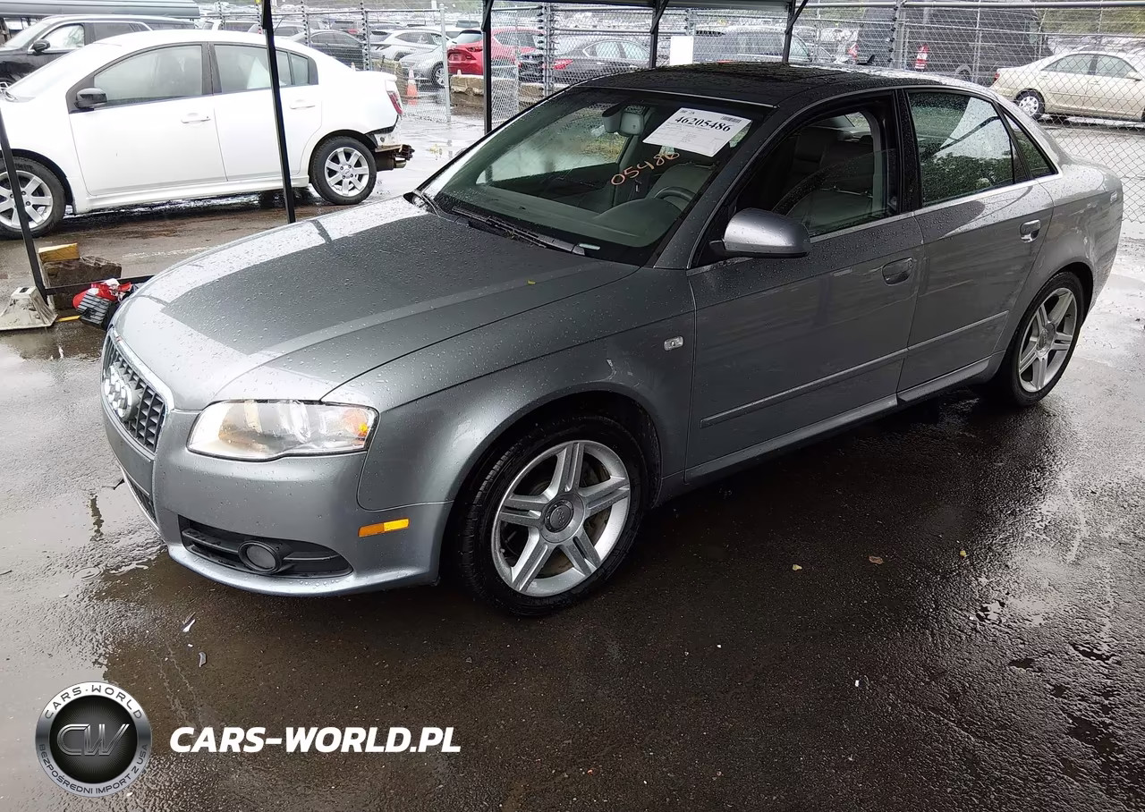 2008 Audi A4 2.0T VIN:WAUDF78E38A121990 - 2