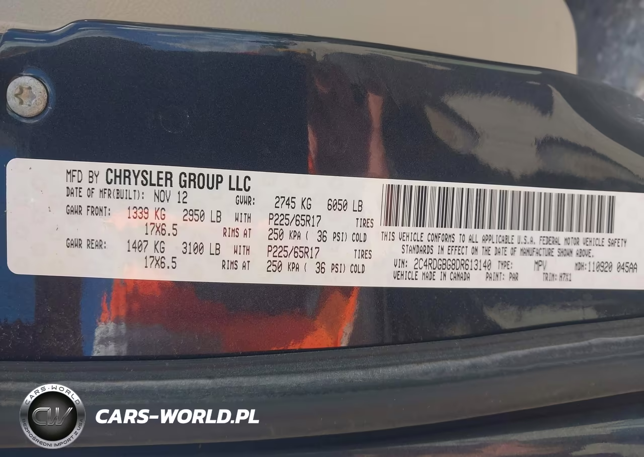 2013 Dodge Grand Caravan Se VIN:2C4RDGBG8DR613140 - 9