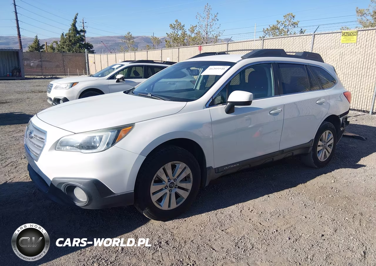 2015 Subaru Outback 2.5I Premium VIN:4S4BSACC6F3324457 - 2