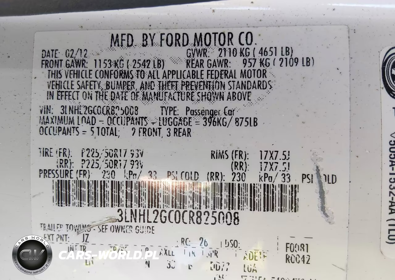 2012 Lincoln Mkz VIN:3LNHL2GC0CR825008 - 9