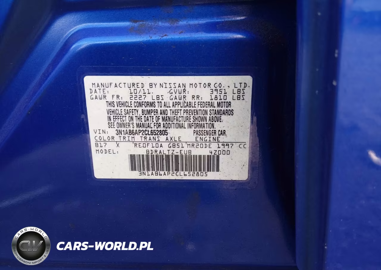 2012 Nissan Sentra 2.0 Sr VIN:3N1AB6AP2CL652805 - 9