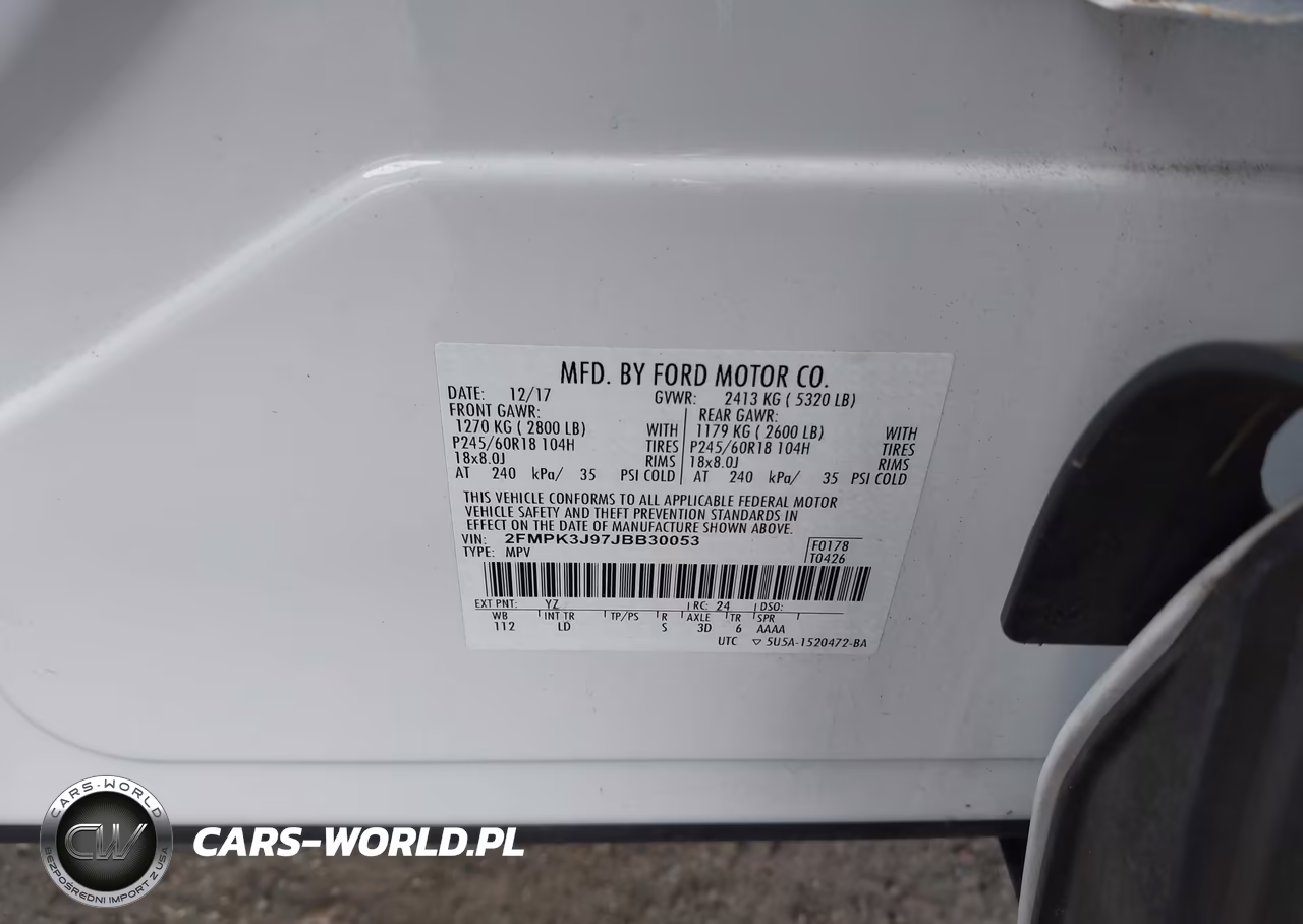 2018 Ford Edge Sel VIN:2FMPK3J97JBB30053 - 9