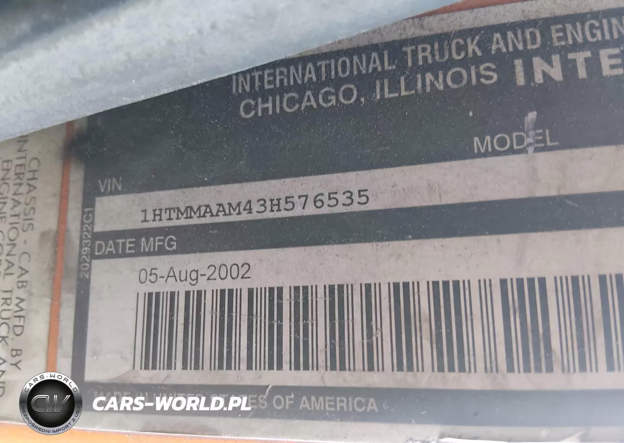 2003 International 4000 4300 VIN:1HTMMAAM43H576535 - 8