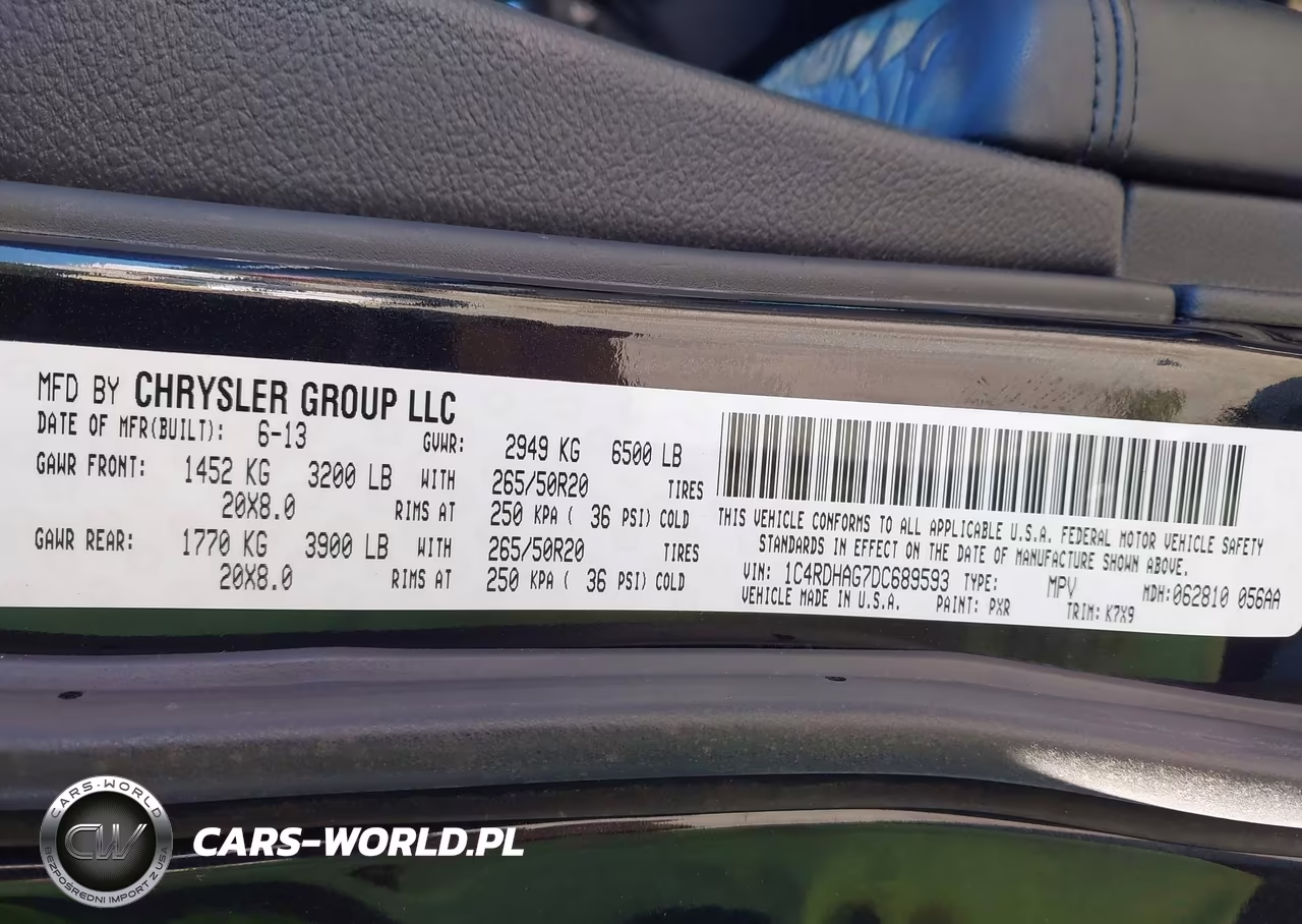 2013 Dodge Durango Sxt VIN:1C4RDHAG7DC689593 - 9