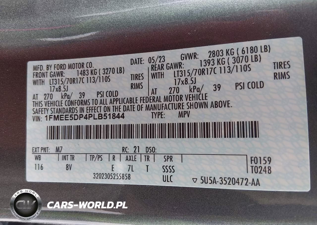 2023 Ford Bronco Badlands VIN:1FMEE5DP4PLB51844 - 9