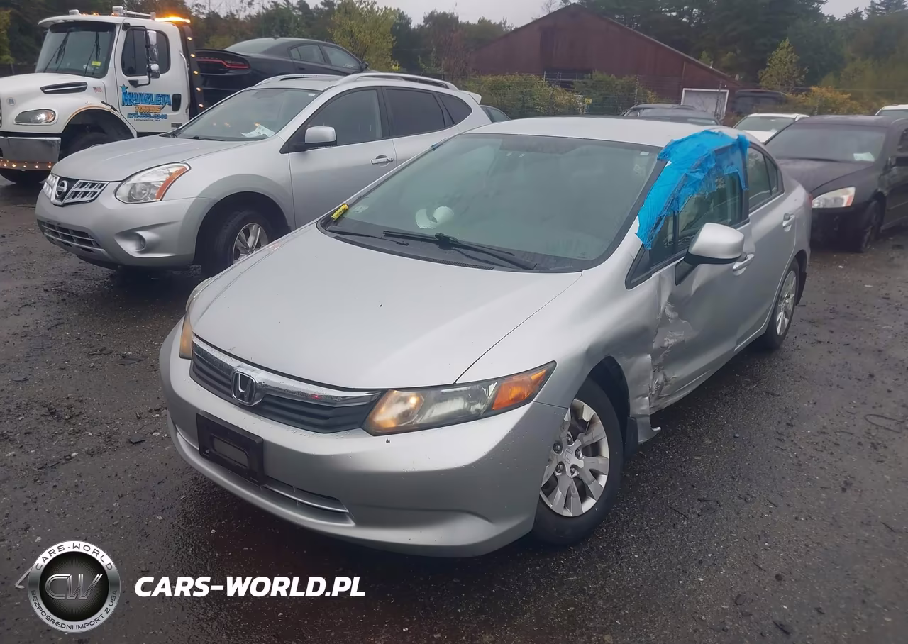 2012 Honda Civic Sdn Lx VIN:2HGFB2F5XCH583679 - 2