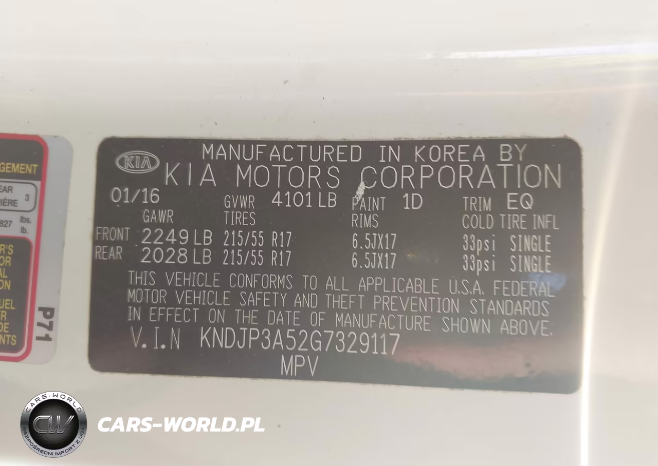 2016 Kia Soul + VIN:KNDJP3A52G7329117 - 9