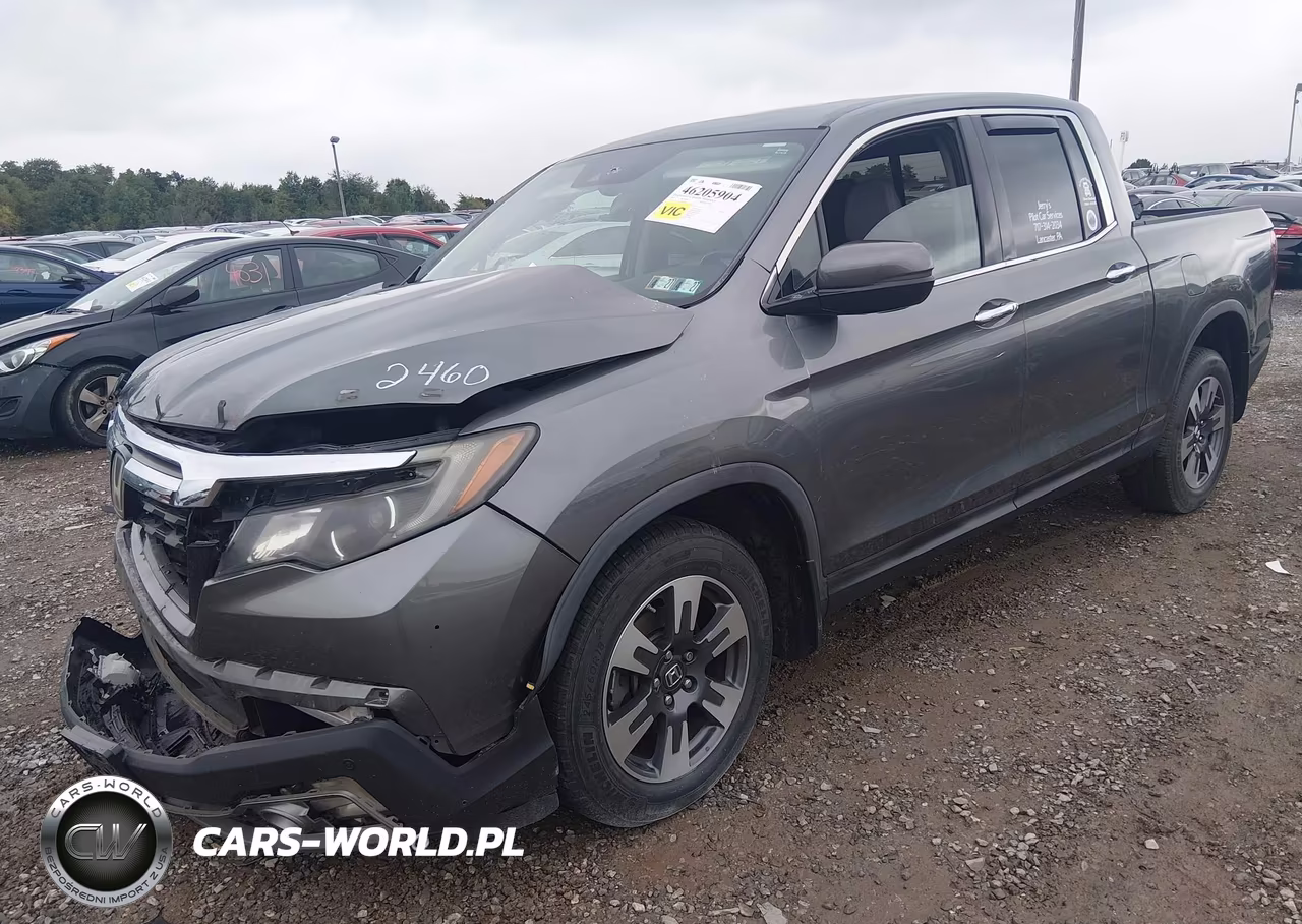 2017 Honda Ridgeline Rtl-E VIN:5FPYK3F76HB032460 - 2