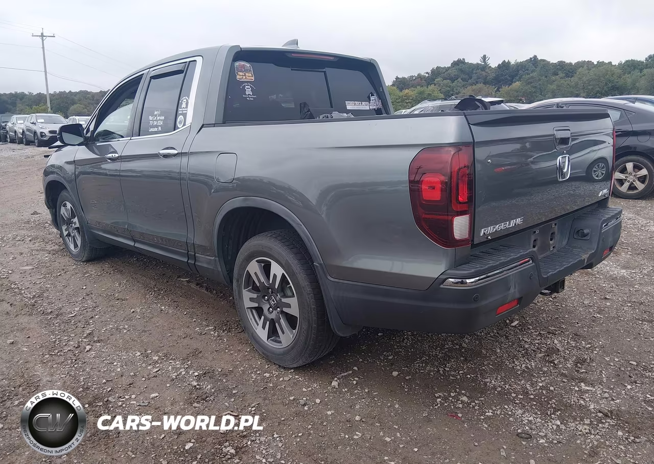 2017 Honda Ridgeline Rtl-E VIN:5FPYK3F76HB032460 - 3