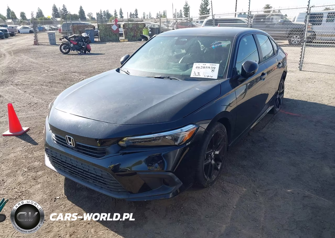 2022 Honda Civic Sport VIN:2HGFE2F51NH500053 - 2