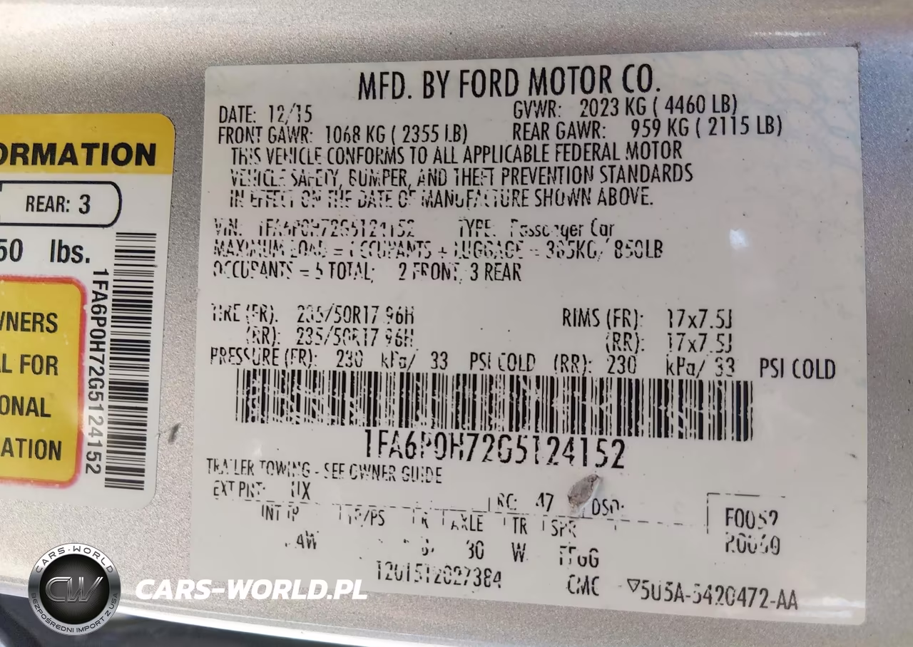 2016 Ford Fusion Se VIN:1FA6P0H72G5124152 - 17