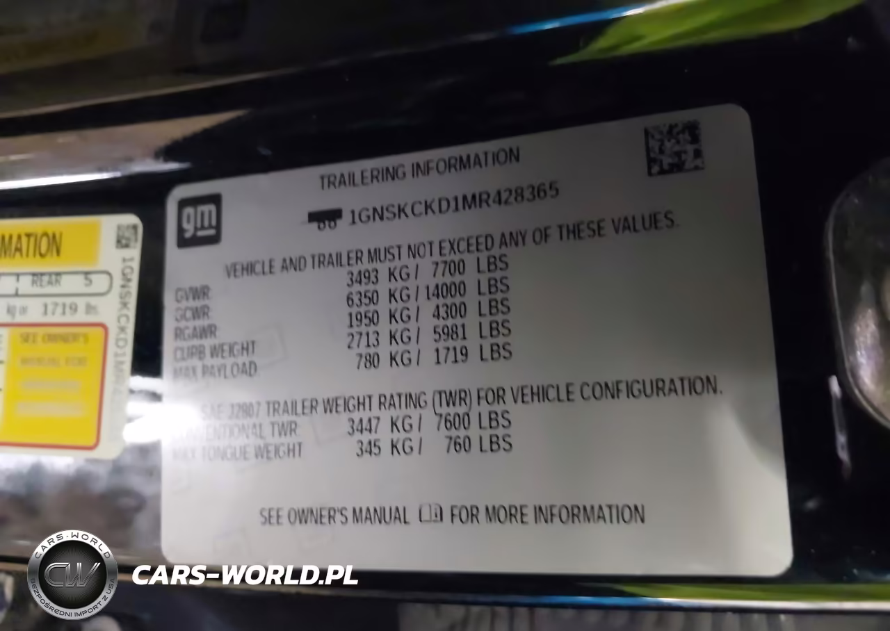 2021 Chevrolet Suburban 4Wd Lt VIN:1GNSKCKD1MR428365 - 9