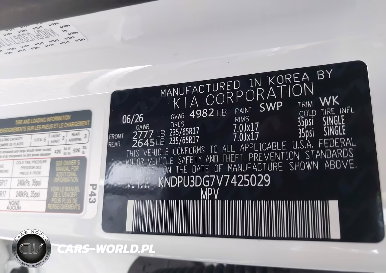 2027 Kia Sportage VIN:KNDPU3DG7V7425029 - 9