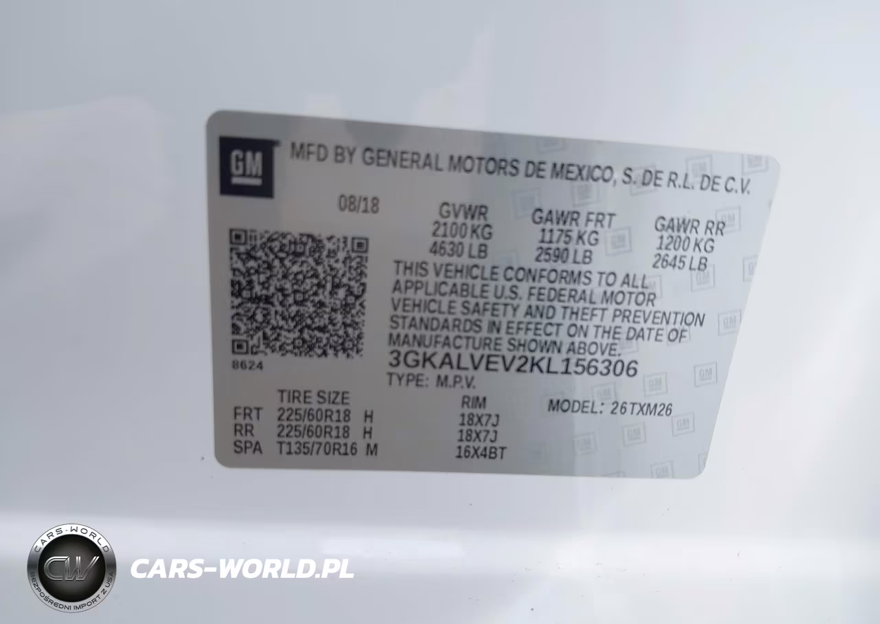 2019 GMC Terrain Slt VIN:3GKALVEV2KL156306 - 9
