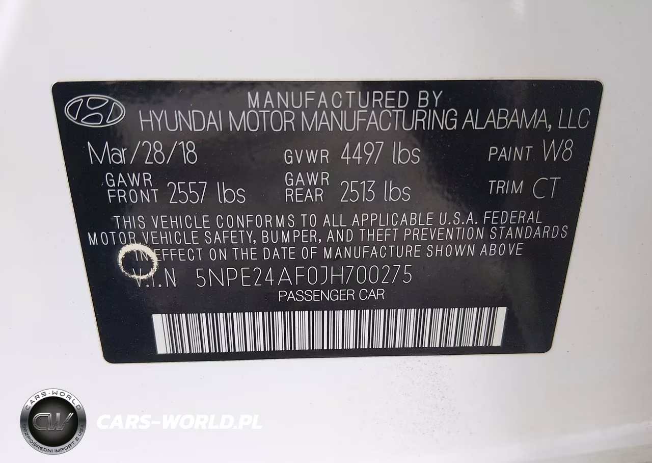 2018 Hyundai Sonata Se VIN:5NPE24AF0JH700275 - 9