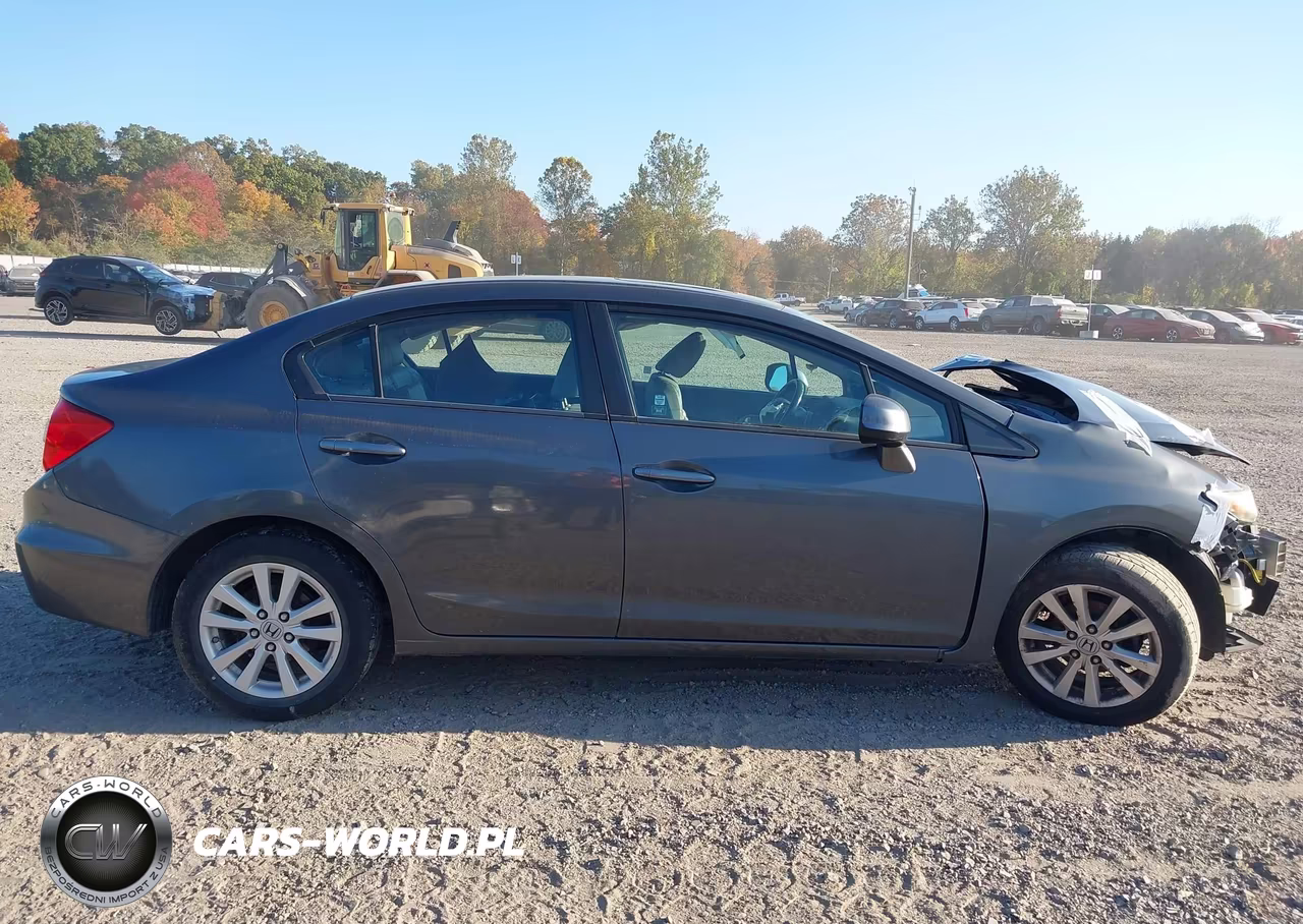2012 Honda Civic Sdn Ex-L VIN:2HGFB2F9XCH555609 - 14