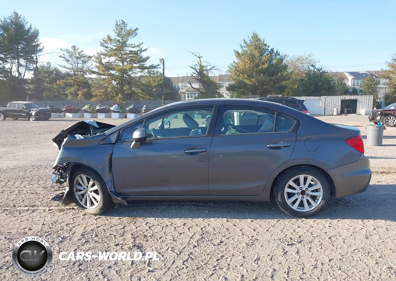 2012 Honda Civic Sdn Ex-L VIN:2HGFB2F9XCH555609 - 15