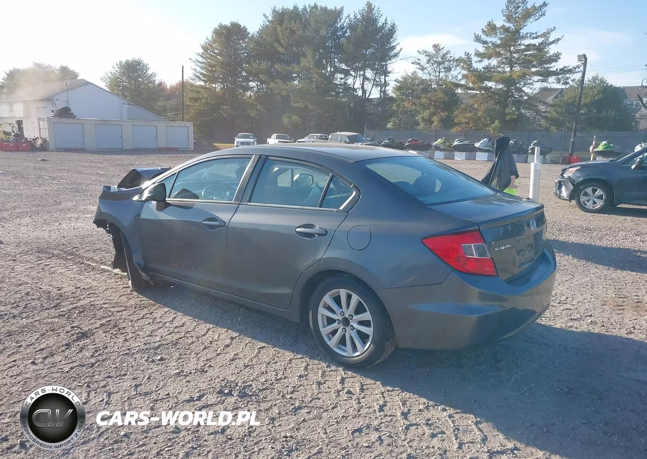 2012 Honda Civic Sdn Ex-L VIN:2HGFB2F9XCH555609 - 3