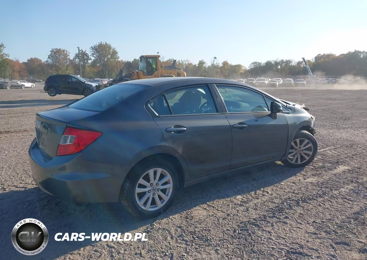 2012 Honda Civic Sdn Ex-L VIN:2HGFB2F9XCH555609 - 4