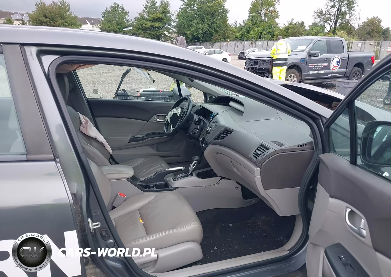 2012 Honda Civic Sdn Ex-L VIN:2HGFB2F9XCH555609 - 5