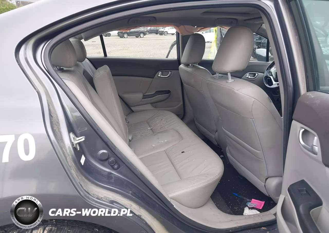2012 Honda Civic Sdn Ex-L VIN:2HGFB2F9XCH555609 - 8