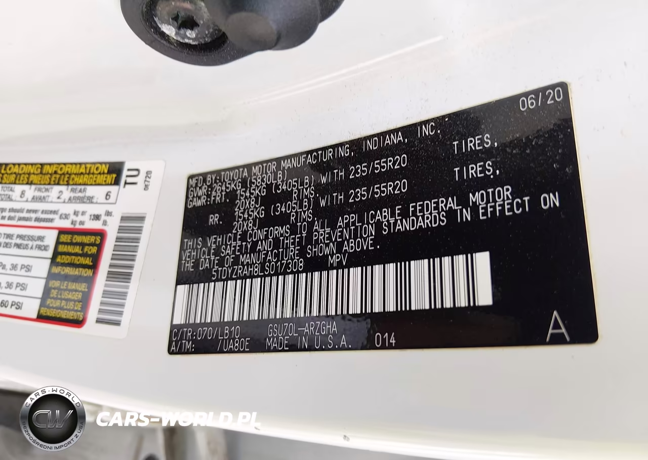 2020 Toyota Highlander Limited VIN:5TDYZRAH8LS017308 - 9