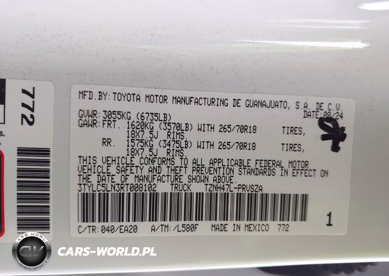 2024 Toyota Tacoma Hybrid Trd Off Road 4Wd VIN:3TYLC5LN3RT008102 - 9