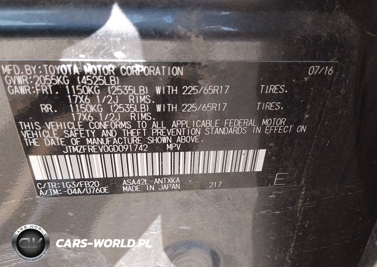 2016 Toyota Rav4 Le VIN:JTMZFREV0GD091742 - 9