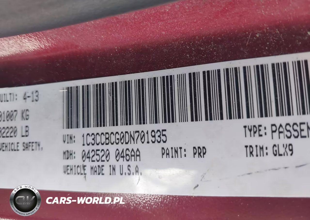 2013 Chrysler 200 Limited VIN:1C3CCBCG0DN701935 - 9
