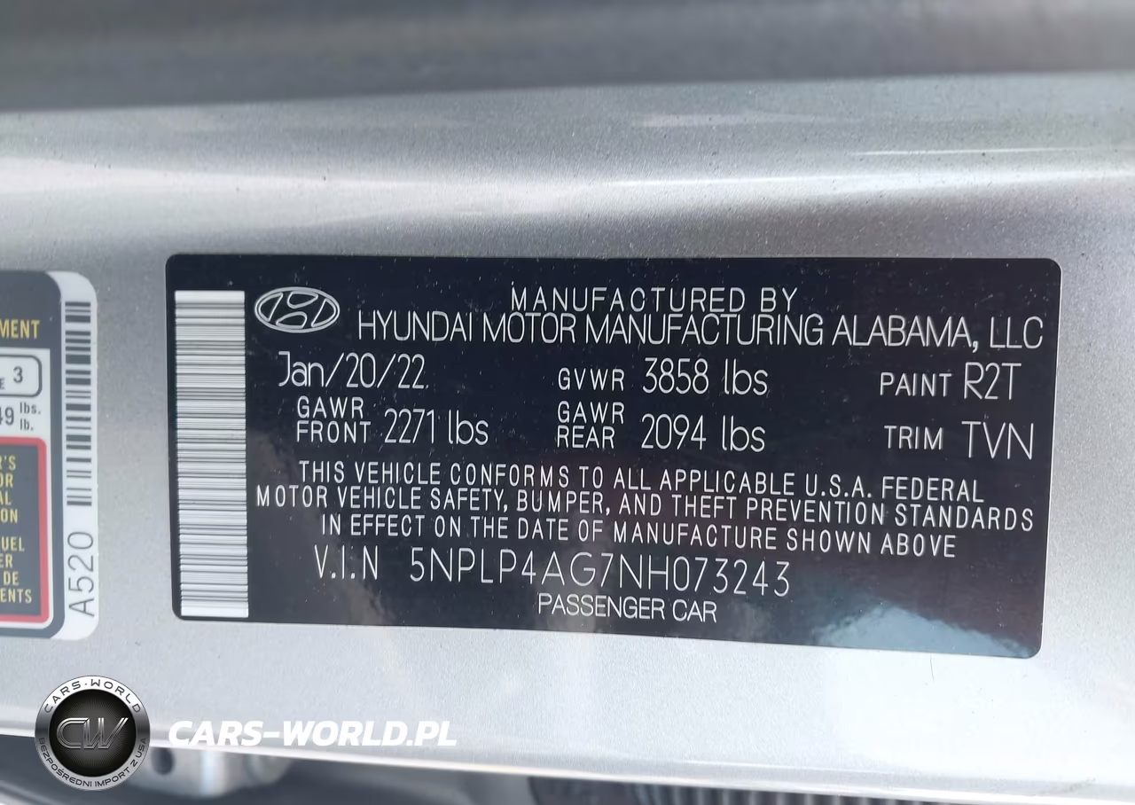 2022 Hyundai Elantra Limited VIN:5NPLP4AG7NH073243 - 9