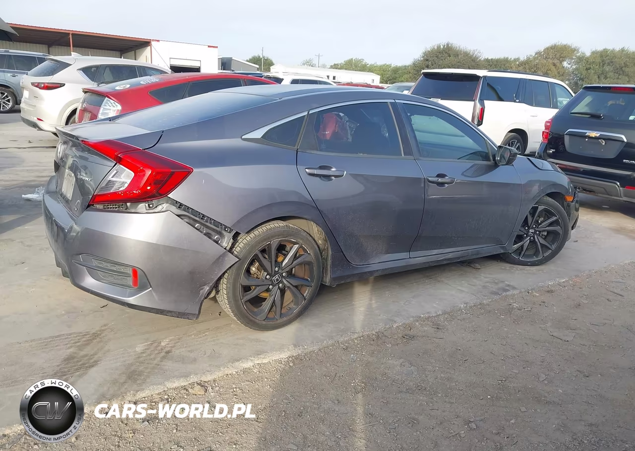 2019 Honda Civic Sport VIN:19XFC2F80KE051552 - 14