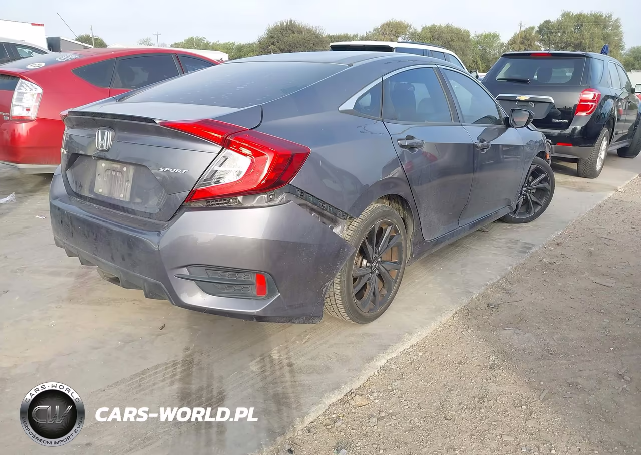 2019 Honda Civic Sport VIN:19XFC2F80KE051552 - 4