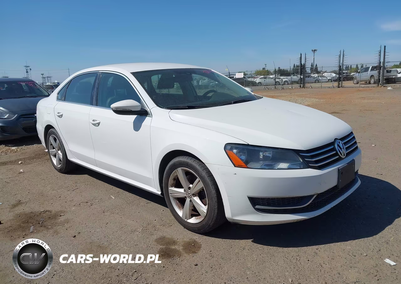 2012 Volkswagen Passat 2.5L Se VIN:1VWBP7A37CC034362 - 1