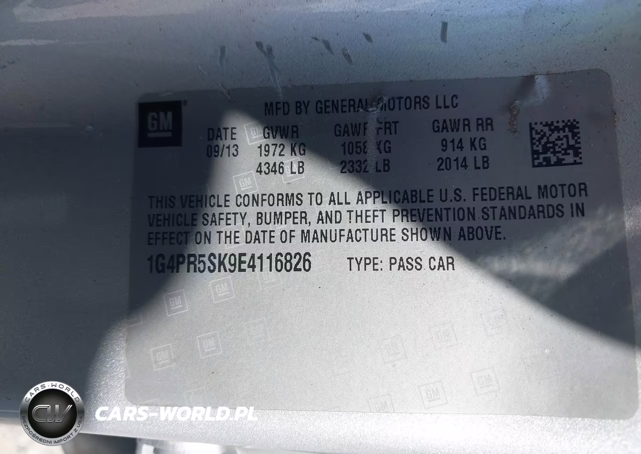 2014 Buick Verano Convenience Group VIN:1G4PR5SK9E4116826 - 9