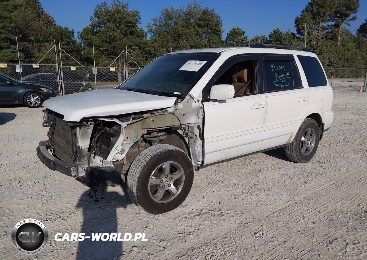2008 Honda Pilot Ex-L VIN:5FNYF18718B027262 - 2