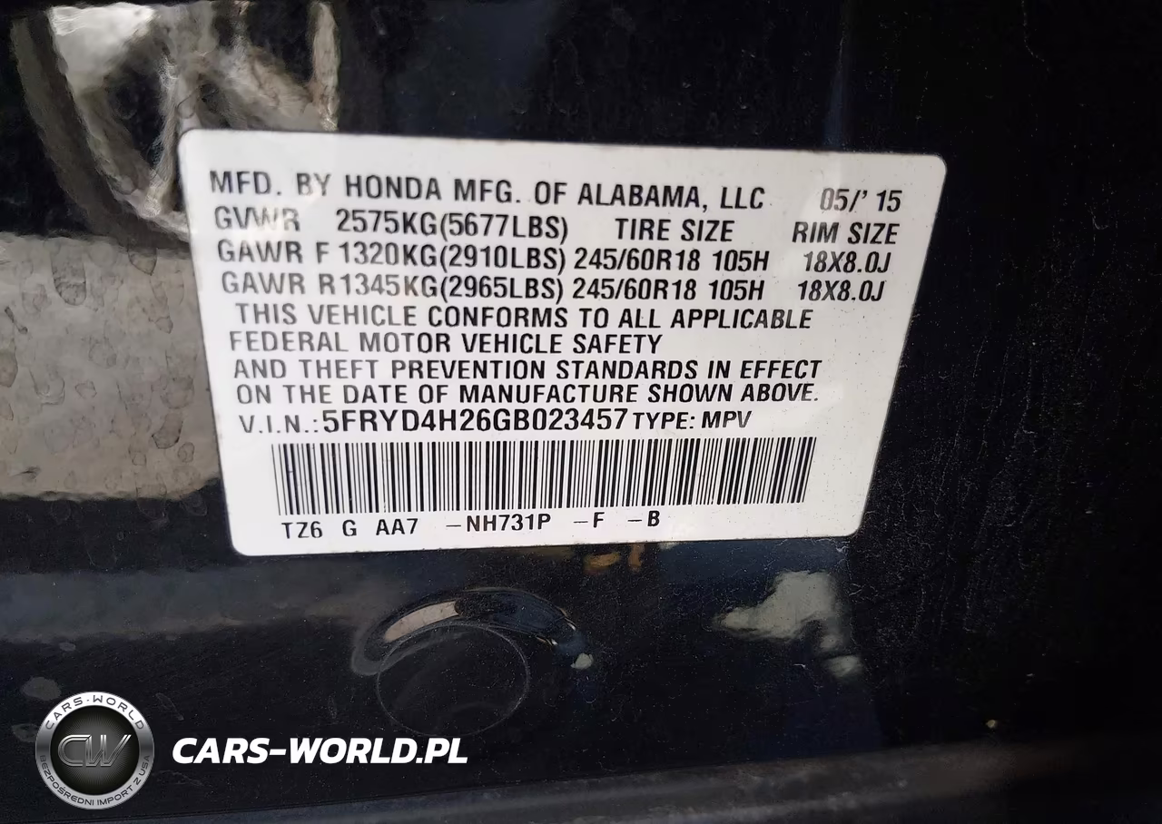 2016 Acura Mdx 3.5L (A9)-Acurawatch Plus Package VIN:5FRYD4H26GB023457 - 9
