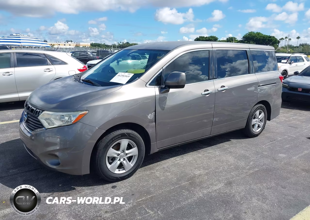 2014 Nissan Quest Sv VIN:JN8AE2KP8E9100611 - 2