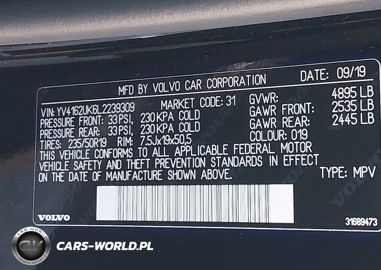 2020 Volvo Xc40 T5 Momentum VIN:YV4162UK6L2239309 - 9