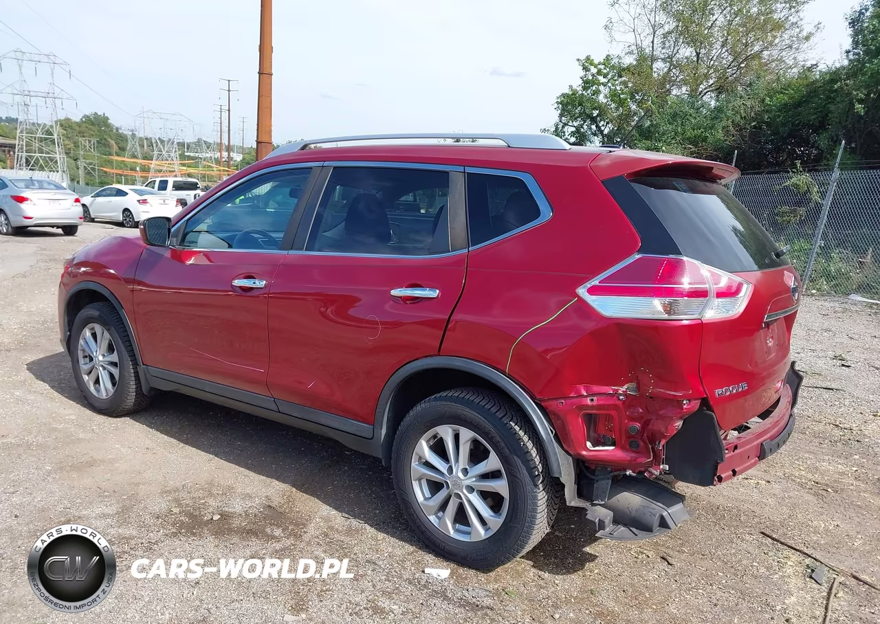 2016 Nissan Rogue Sv VIN:KNMAT2MV3GP711206 - 3