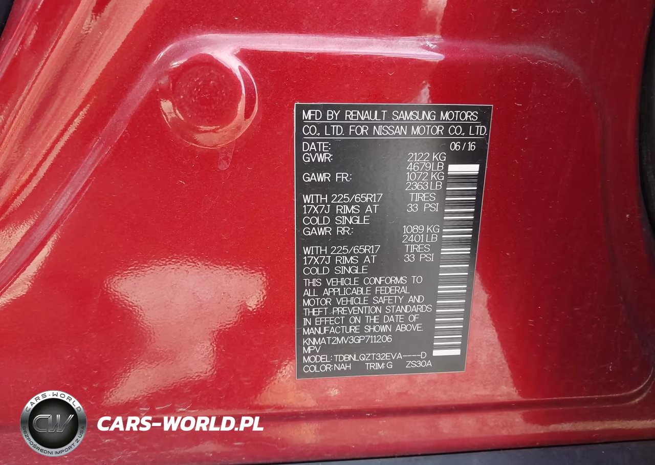 2016 Nissan Rogue Sv VIN:KNMAT2MV3GP711206 - 9