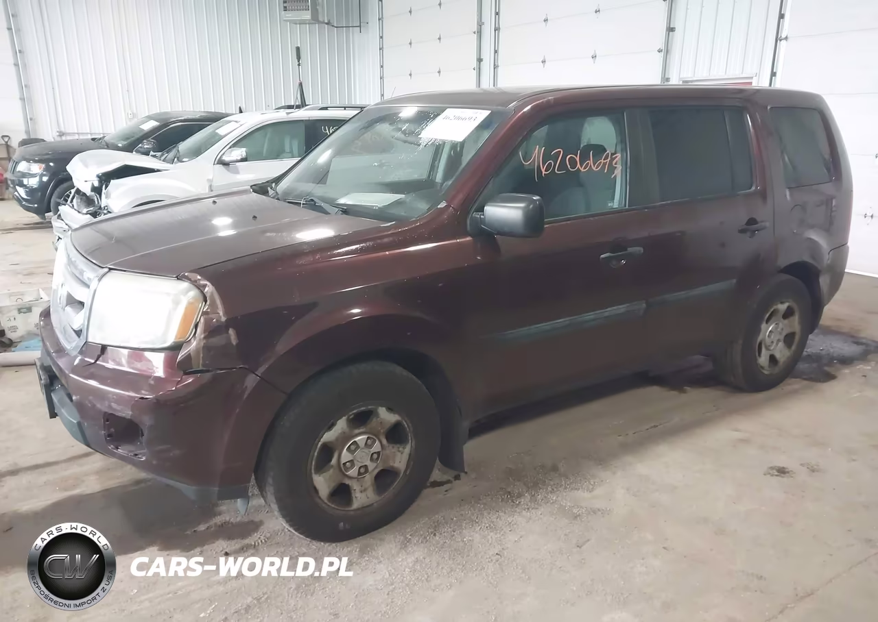 2011 Honda Pilot Lx VIN:5FNYF4H21BB040512 - 2