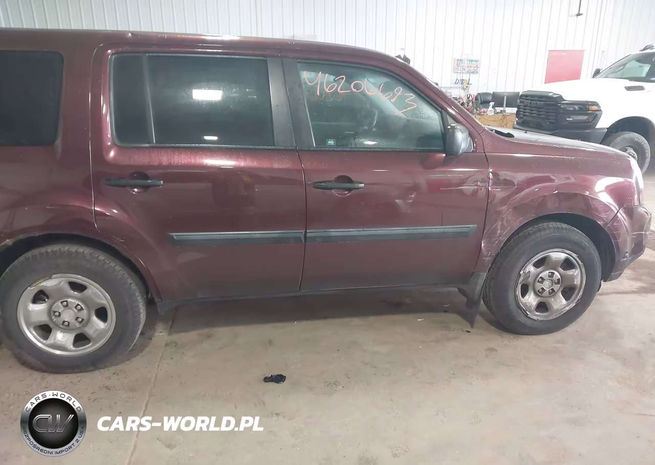 2011 Honda Pilot Lx VIN:5FNYF4H21BB040512 - 6