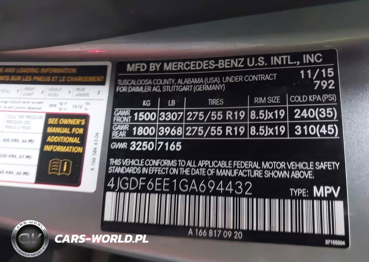 2016 Mercedes-Benz Gl 450 4Matic VIN:4JGDF6EE1GA694432 - 9