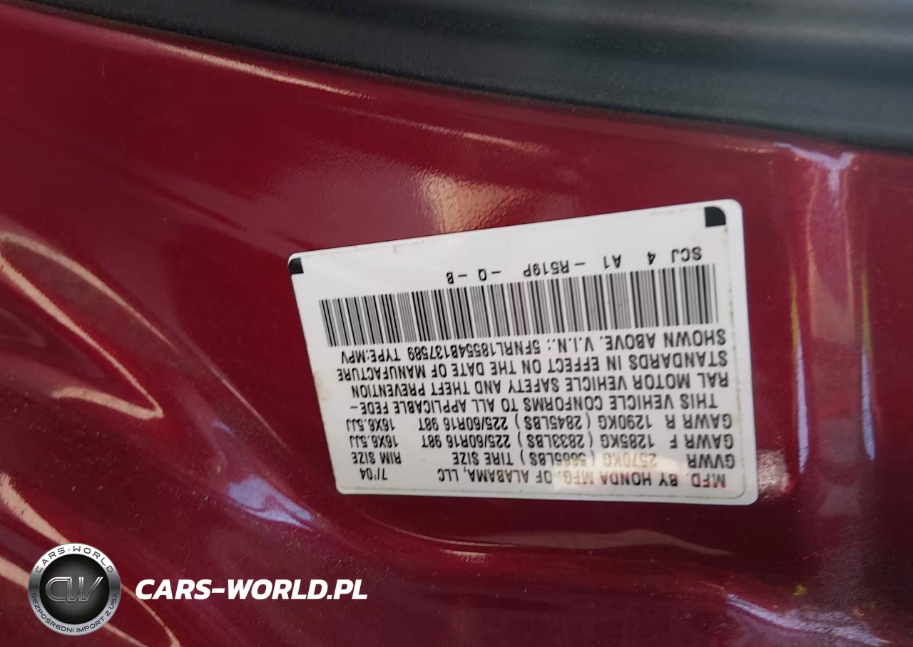 2004 Honda Odyssey Lx VIN:5FNRL18554B137589 - 7
