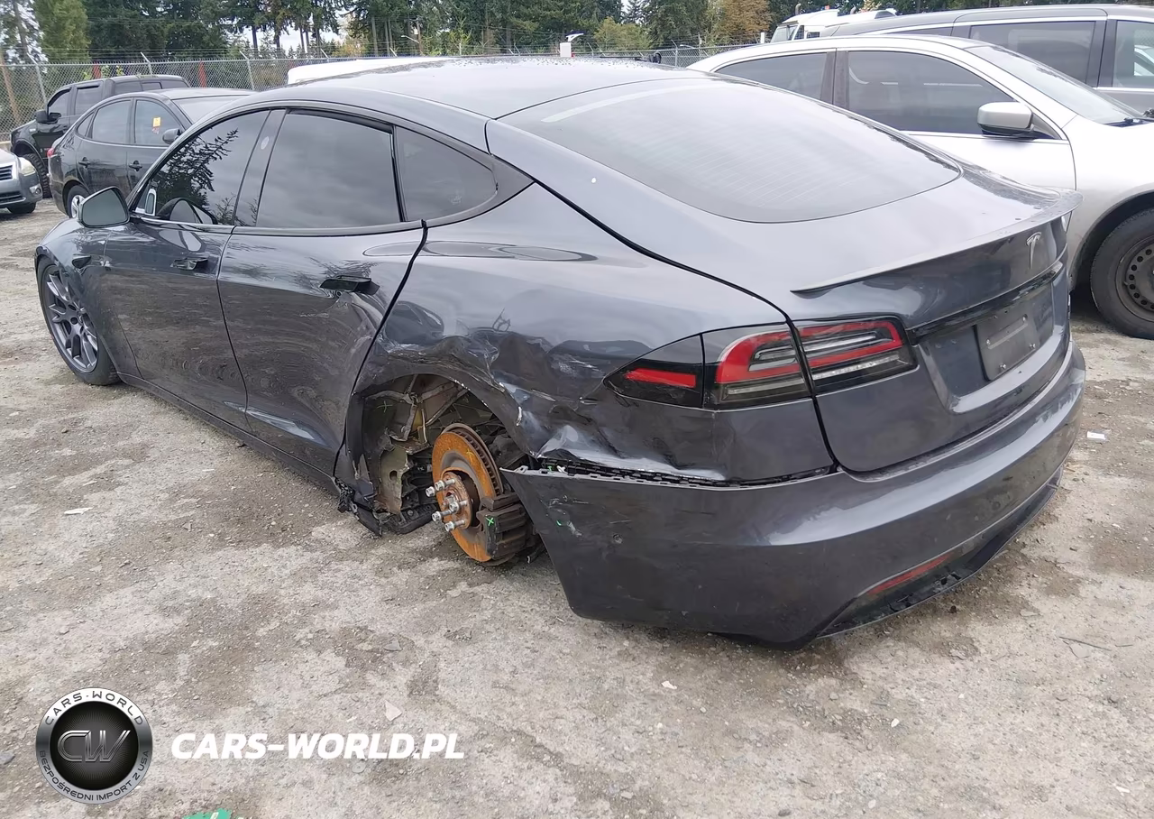 2022 Tesla Model S Plaid Tri Motor All-Wheel Drive VIN:5YJSA1E68NF482881 - 3